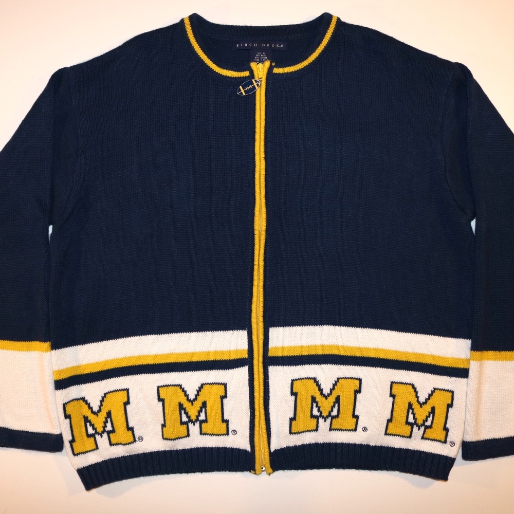 University of Michigan Retro Stadium Sweater